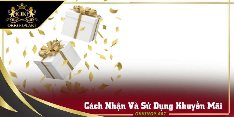 Giao diện nhận thưởng tại mục Khuyến Mãi okking