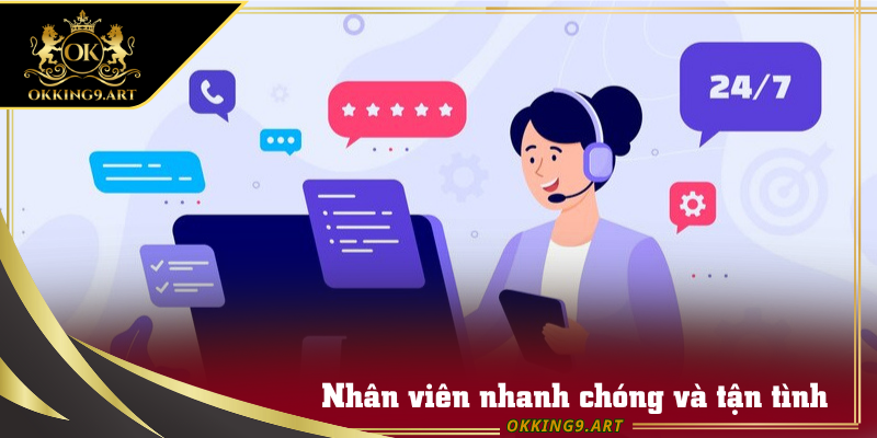 Nhân viên nhanh chóng và tận tình cho đến khi vấn đề được giải quyết